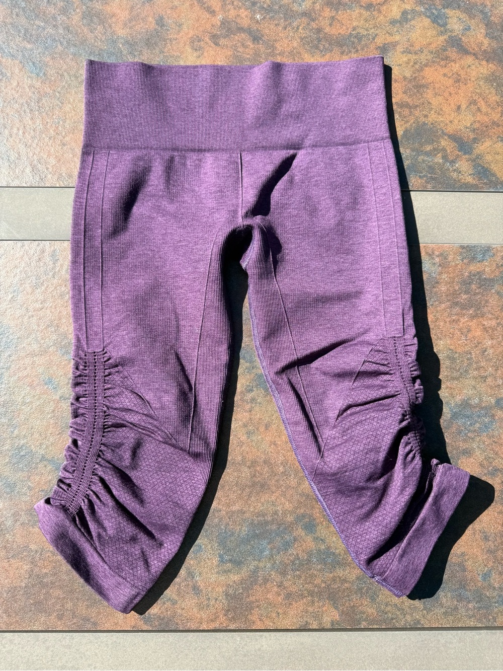 Lululemon athletica Purple Ebb & Flow Scrunch Leggings